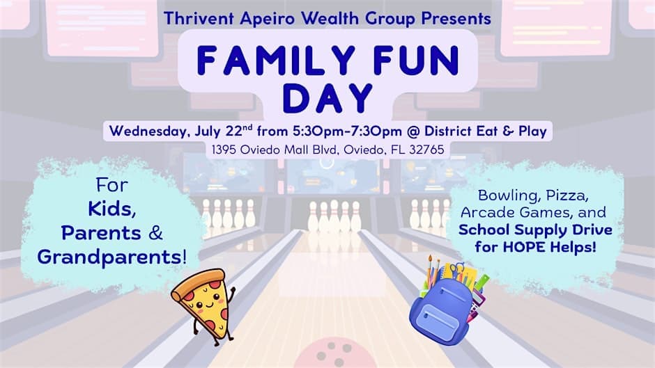 Family Fun Day with Thrivent Apeiro Wealth Group!
