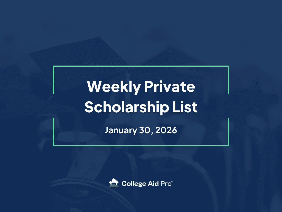 Top 61 Private Scholarship Opportunities for February 3rd - 15th, 2026