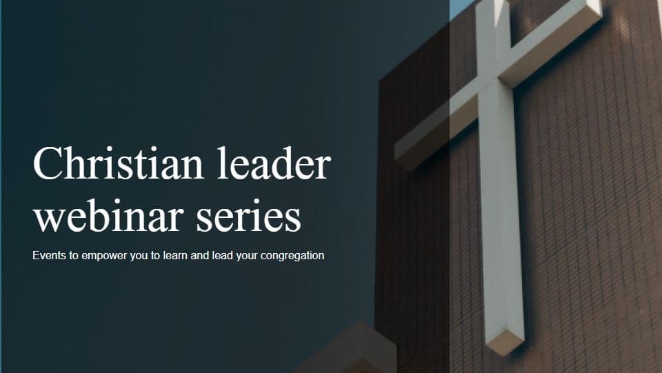 Christian leader webinar series image