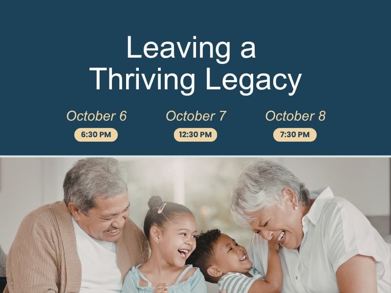 Leaving a Thriving Legacy image