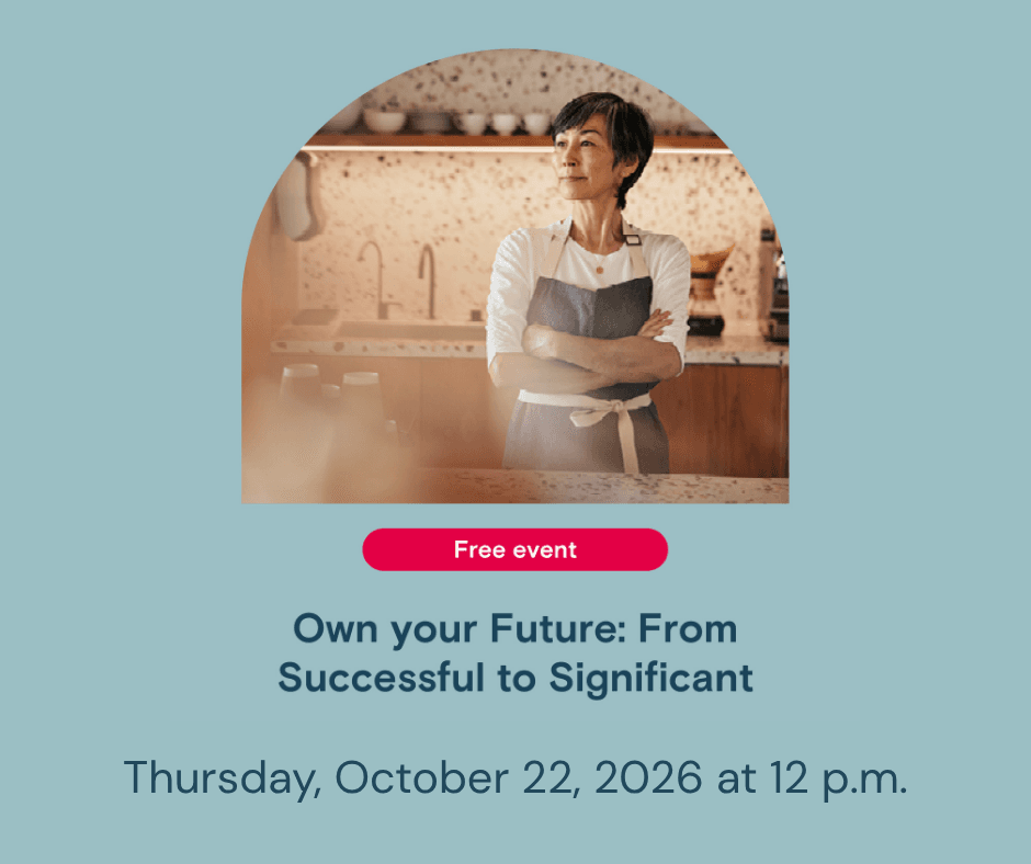 Own Your Future: From Successful to Significant Workshop image