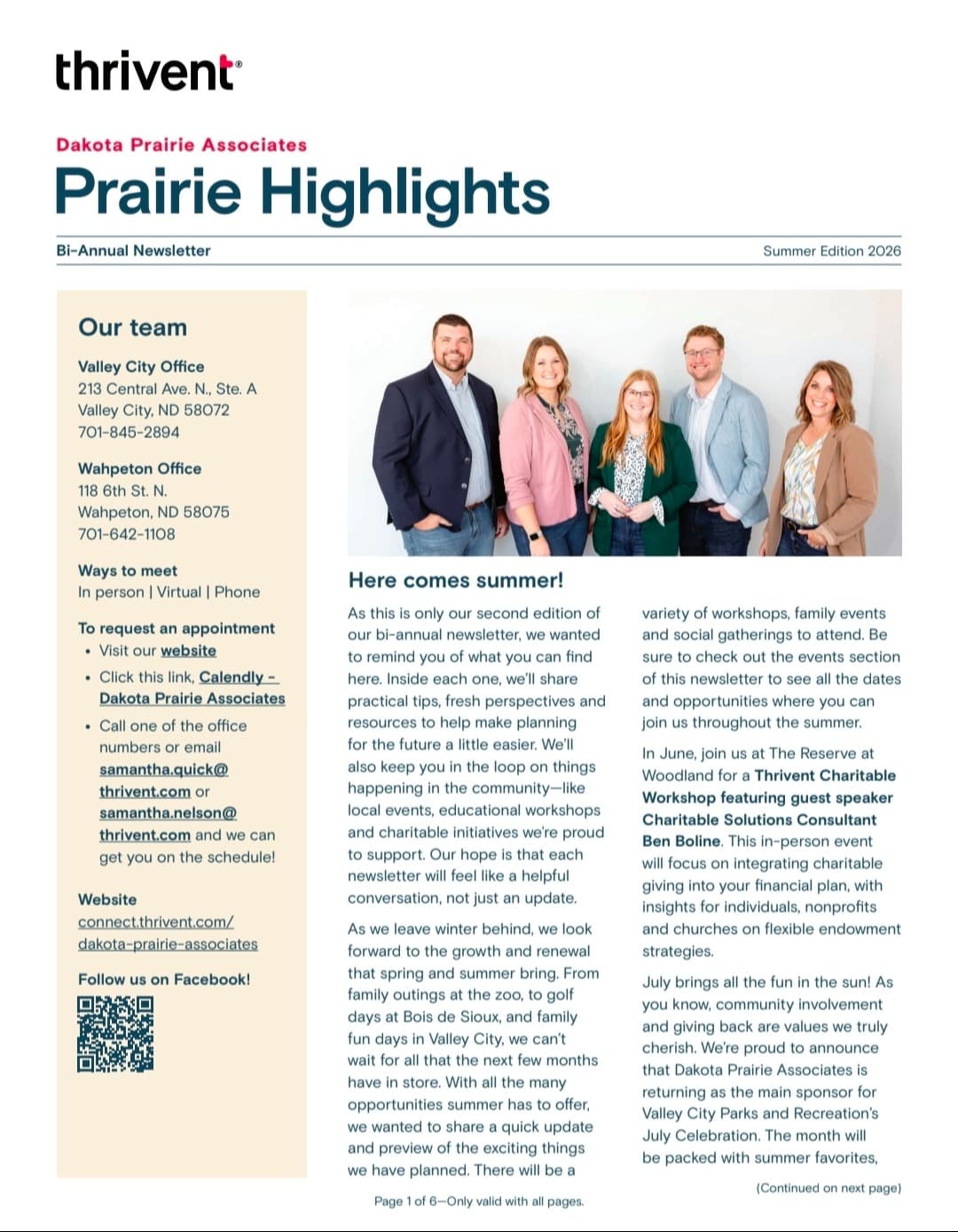 Dakota Prairie Associates our story image 1