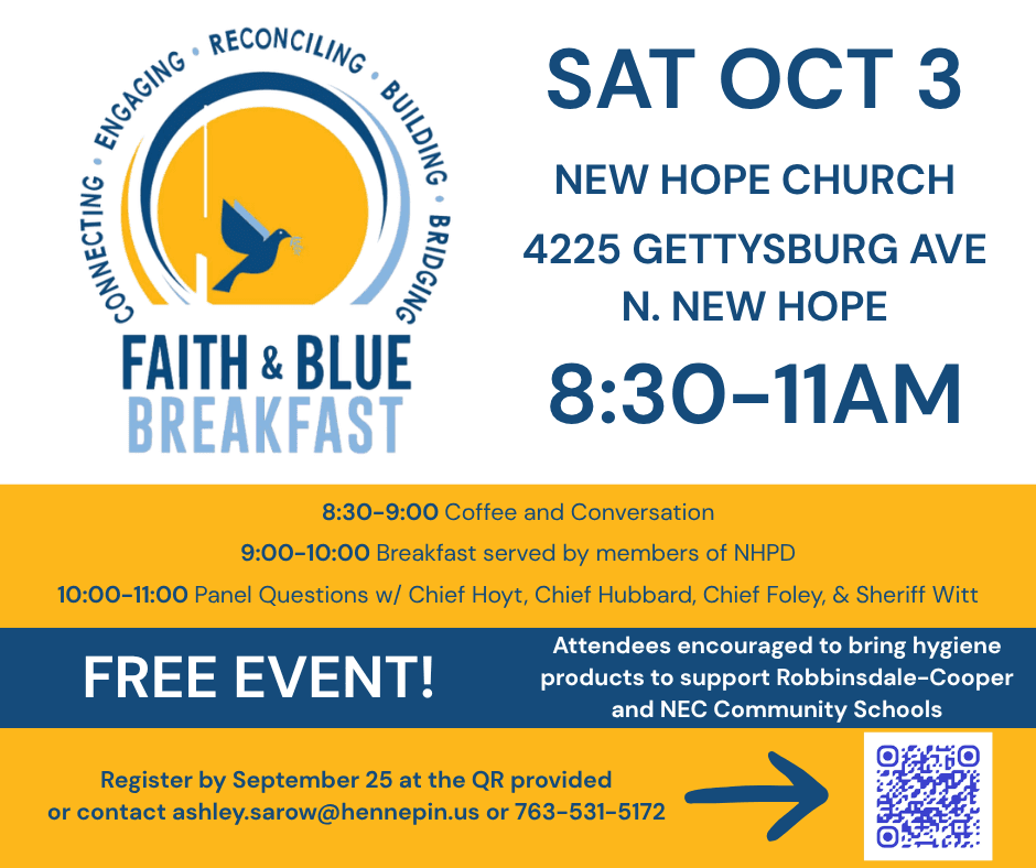 Faith & Blue Breakfast with the New Hope Police Department image