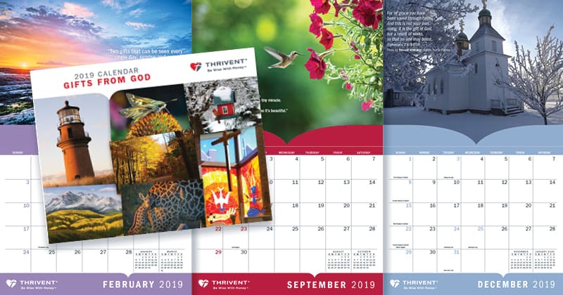 Order your wall calendar to get inspiration all year long