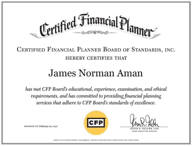 Professional Designations