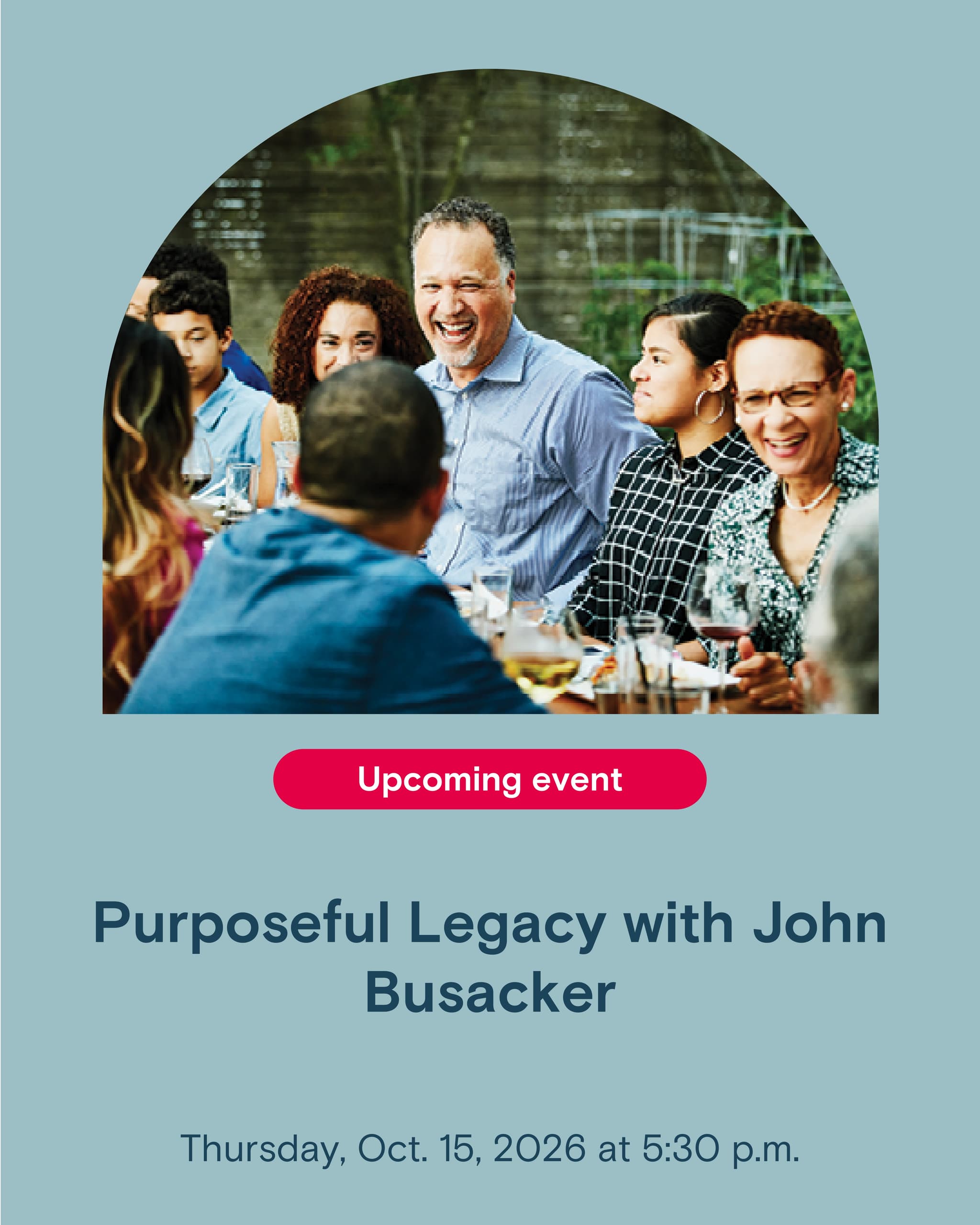 Purposeful Legacy with John Busacker image