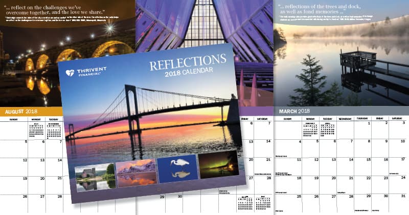 Order your wall calendar to get inspiration all year long