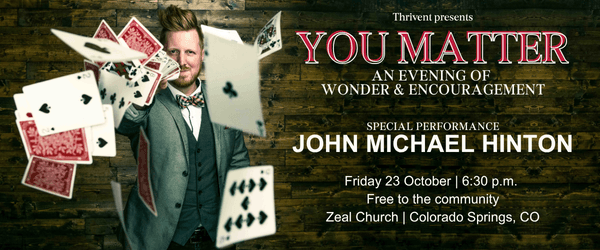 YOU MATTER: A Night of Wonder & Encouragement image