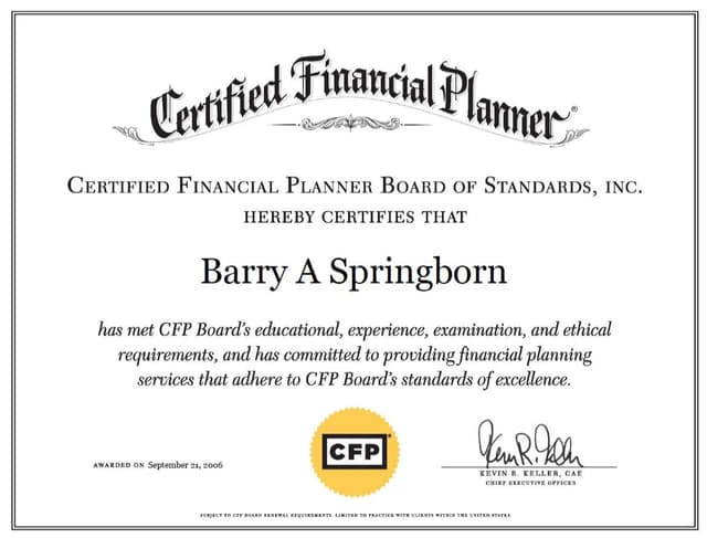 Professional Designations
