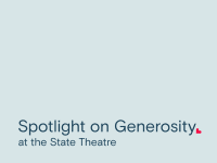 Spotlight on Generosity at the State Theatre image